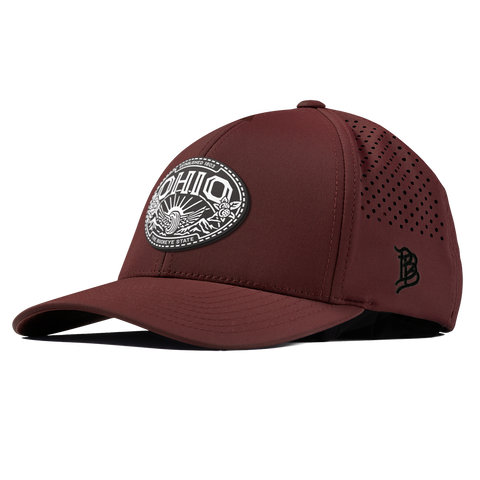 Ohio Traveler Curved Performance Maroon