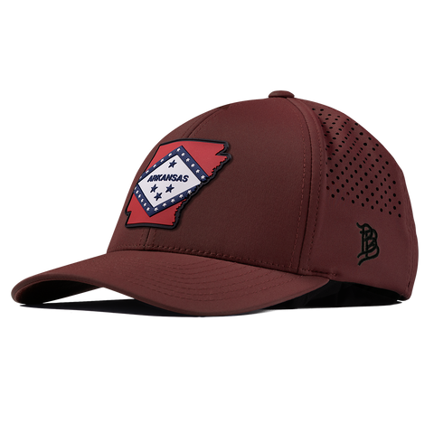 Arkansas 25 PVC Curved Performance Maroon