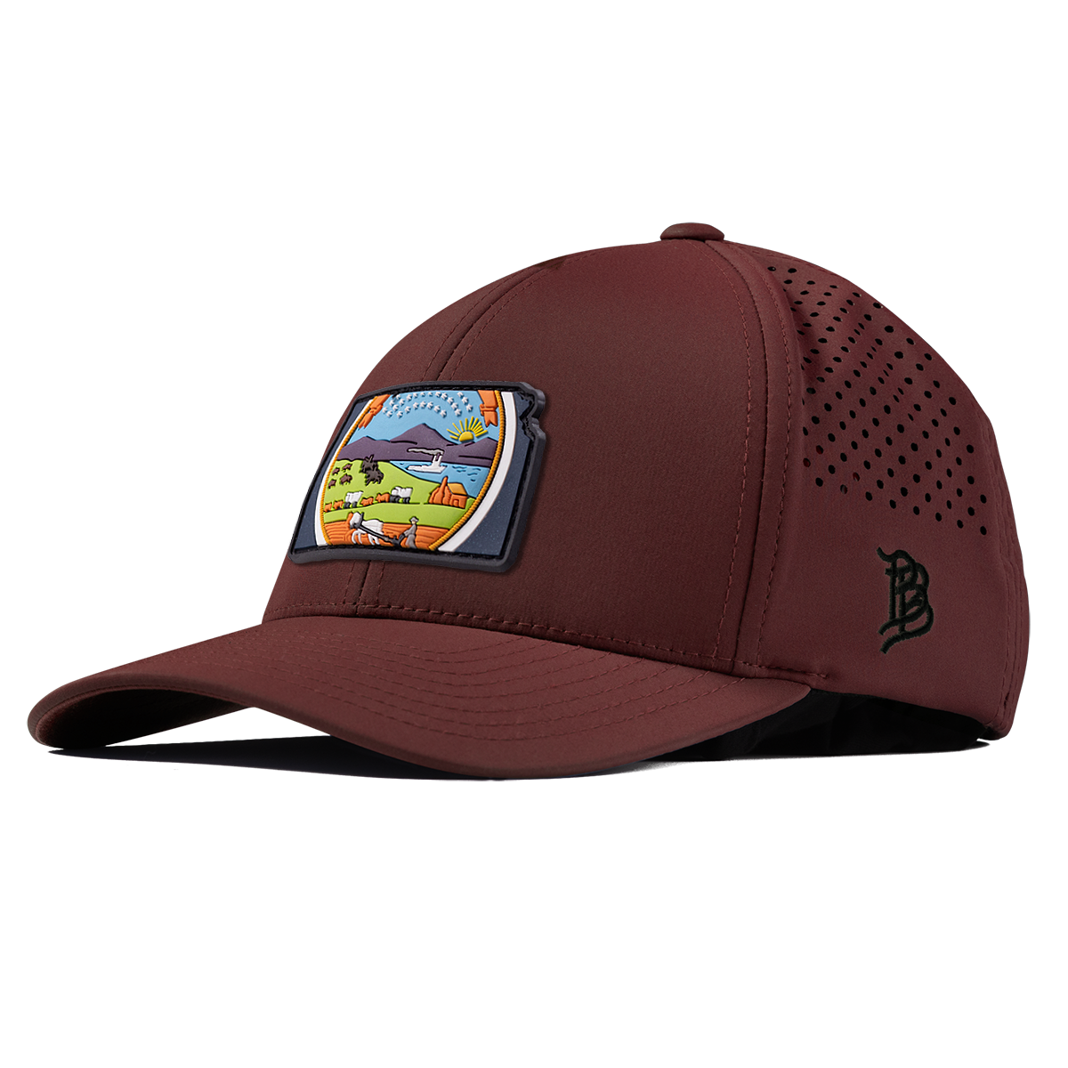 Kansas 34 PVC Curved Performance Maroon