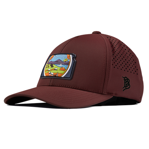 Kansas 34 PVC Curved Performance Maroon
