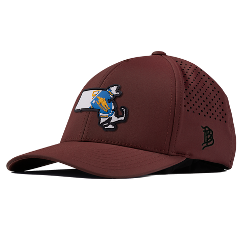 Massachusetts 6 PVC Curved Performance Maroon