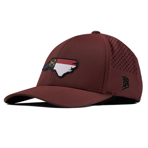 North Carolina 12 PVC Curved Performance Maroon