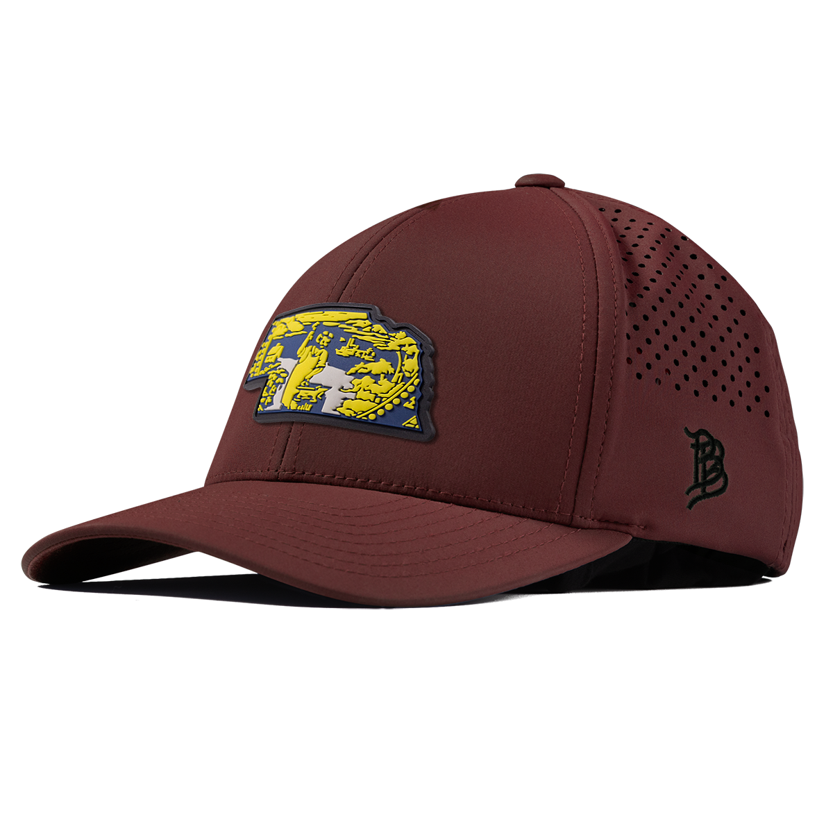 Nebraska 37 PVC Curved Performance Maroon