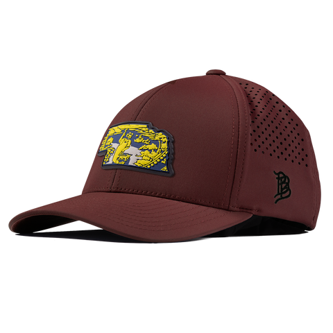 Nebraska 37 PVC Curved Performance Maroon