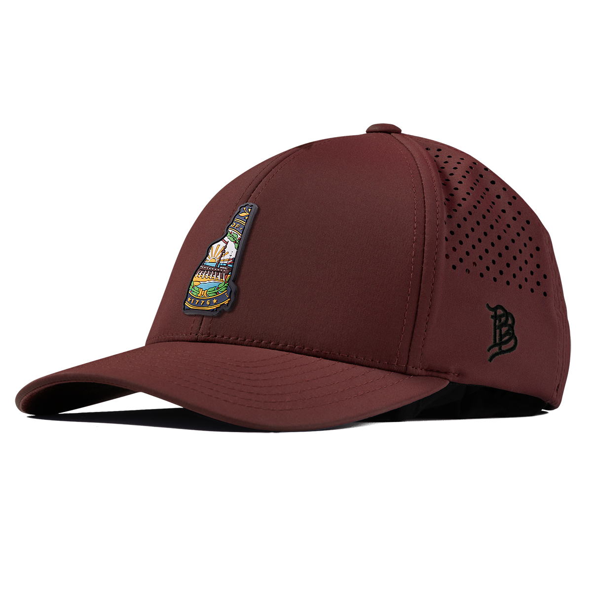 New Hampshire 9 PVC Curved Performance Maroon