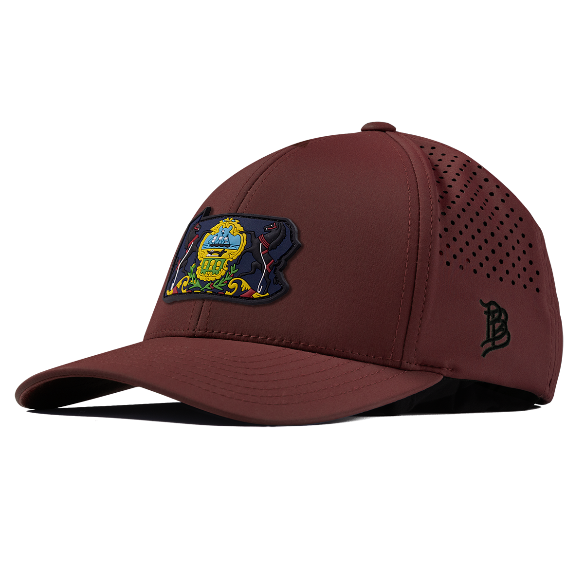 Pennsylvania 2 PVC Curved Performance Maroon