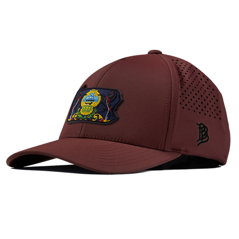 Pennsylvania 2 PVC Curved Performance Maroon