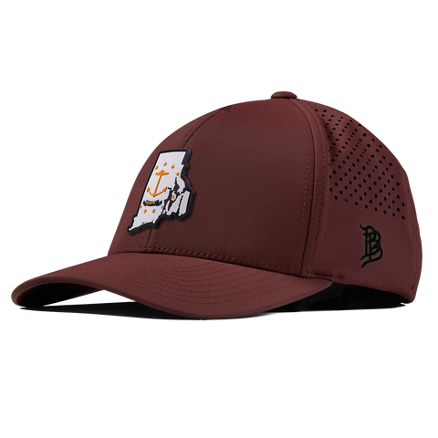 Rhode Island 13 PVC Curved Performance Maroon