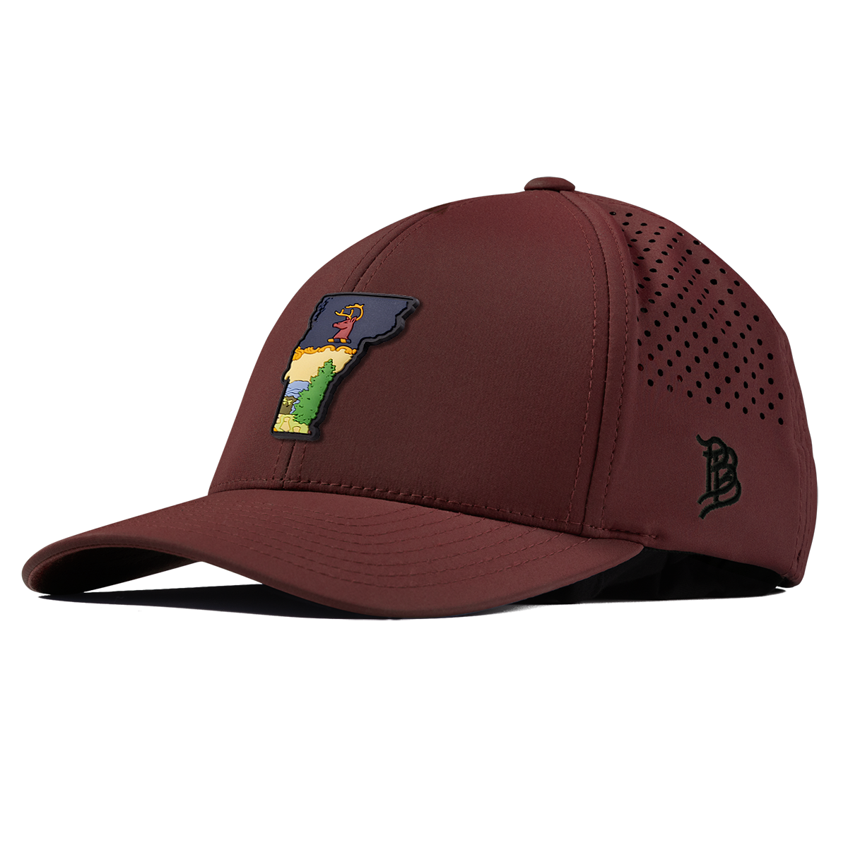 Vermont 14 PVC Curved Performance Maroon