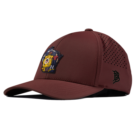 Wisconsin 30 PVC Curved Performance Maroon