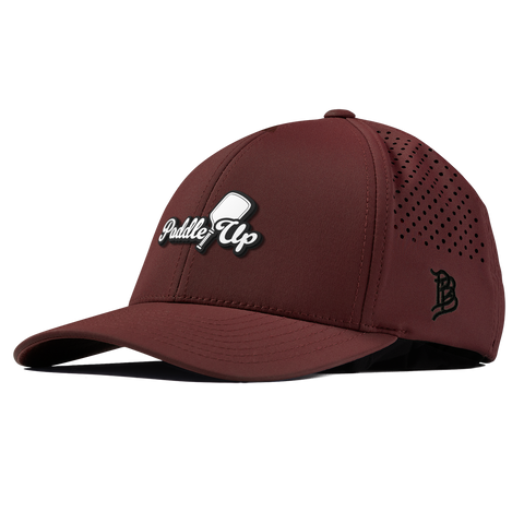 Paddle Up Curved Performance Maroon