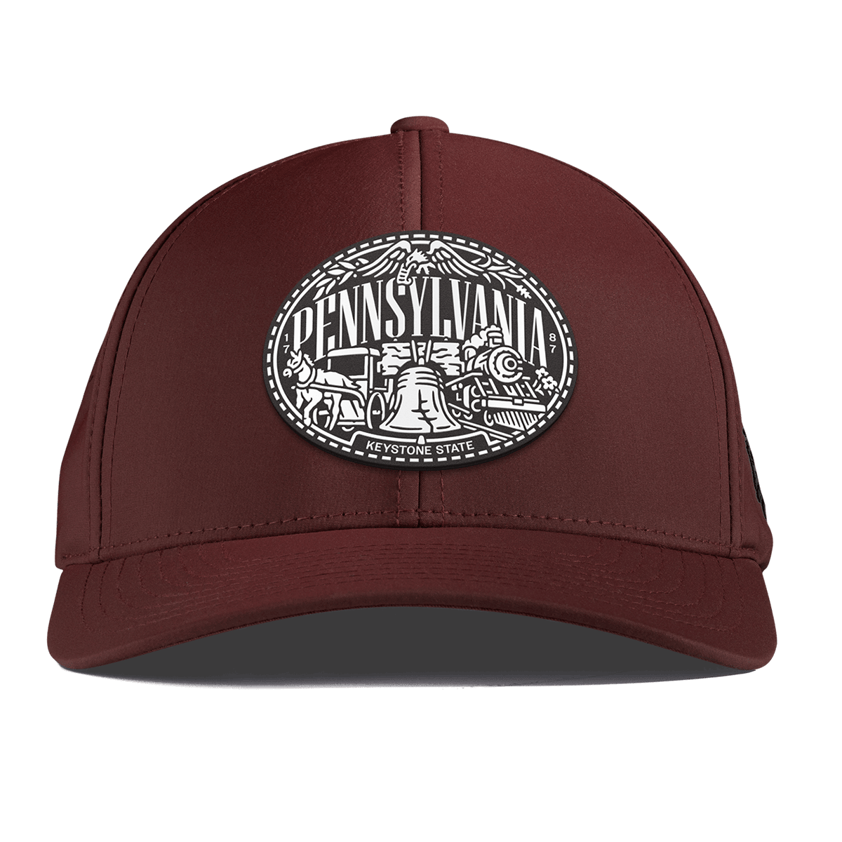 Pennsylvania Traveler Curved Performance Maroon