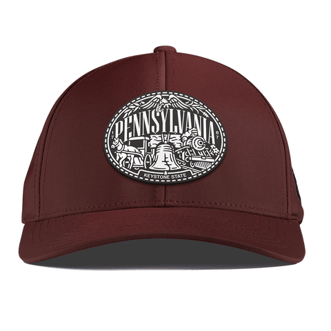 Pennsylvania Traveler Curved Performance Maroon