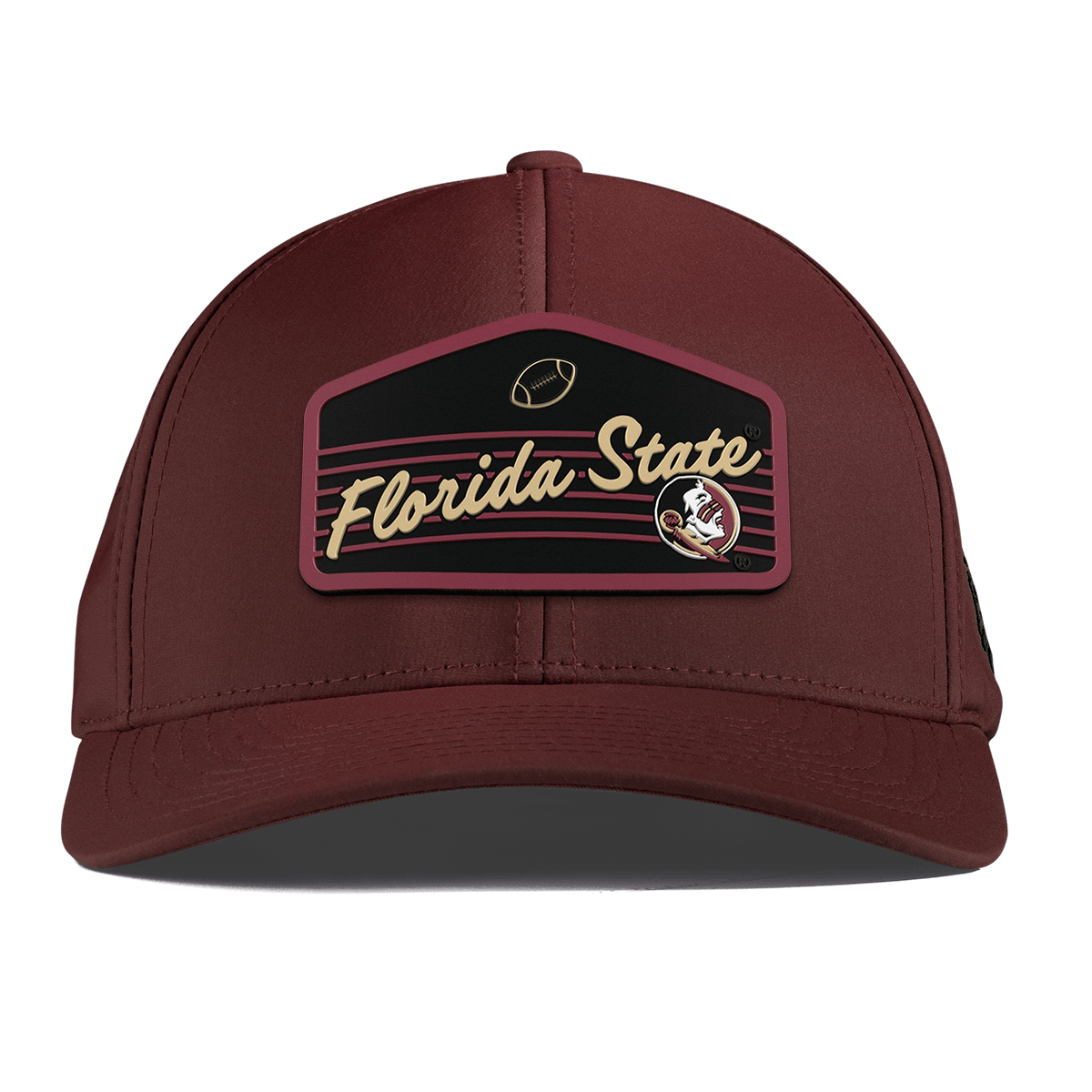 Florida State University "Seminole Football" Curved Performance Maroon 