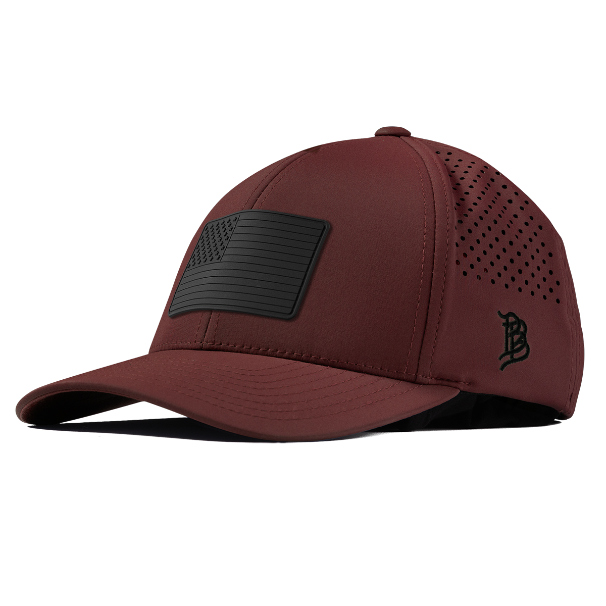 Onyx Old Glory Curved Performance Maroon