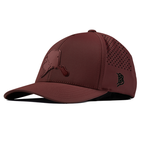 Alaska Stealth Curved Performance Maroon