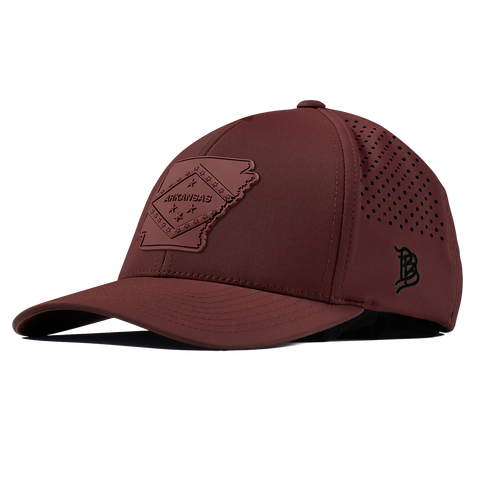Arkansas Stealth Curved Performance Maroon