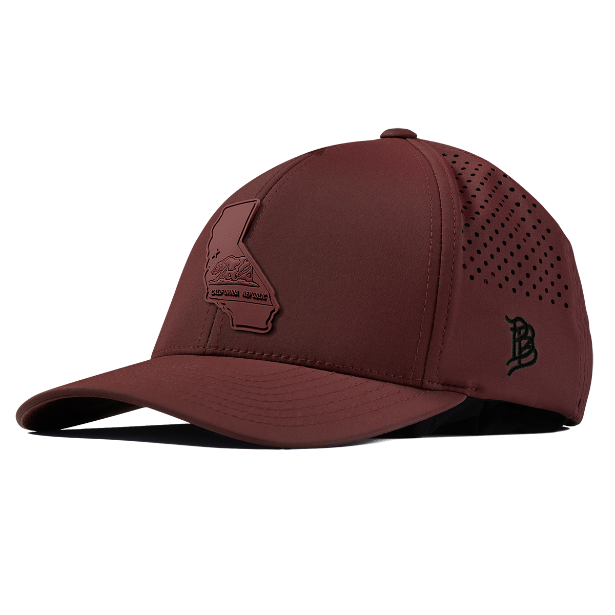 California Stealth Curved Performance Maroon