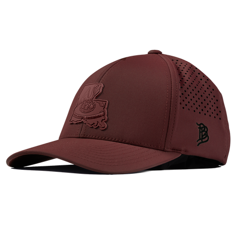 Louisiana Stealth Curved Performance Maroon