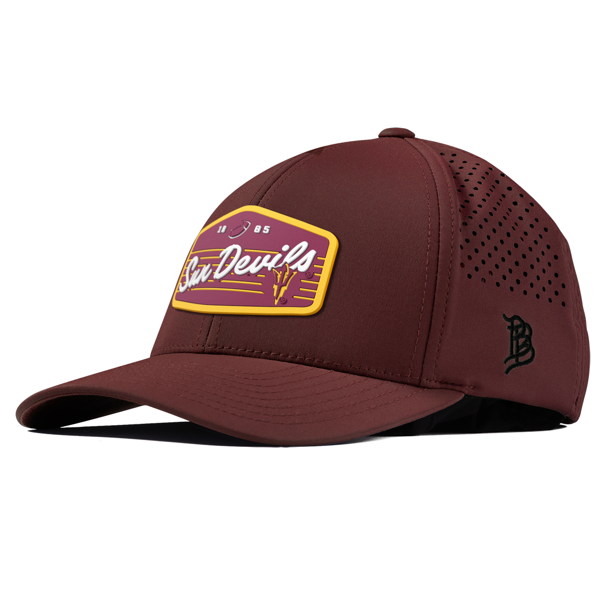 Arizona State University "Sun Devils Football" Curved Performance Maroon 