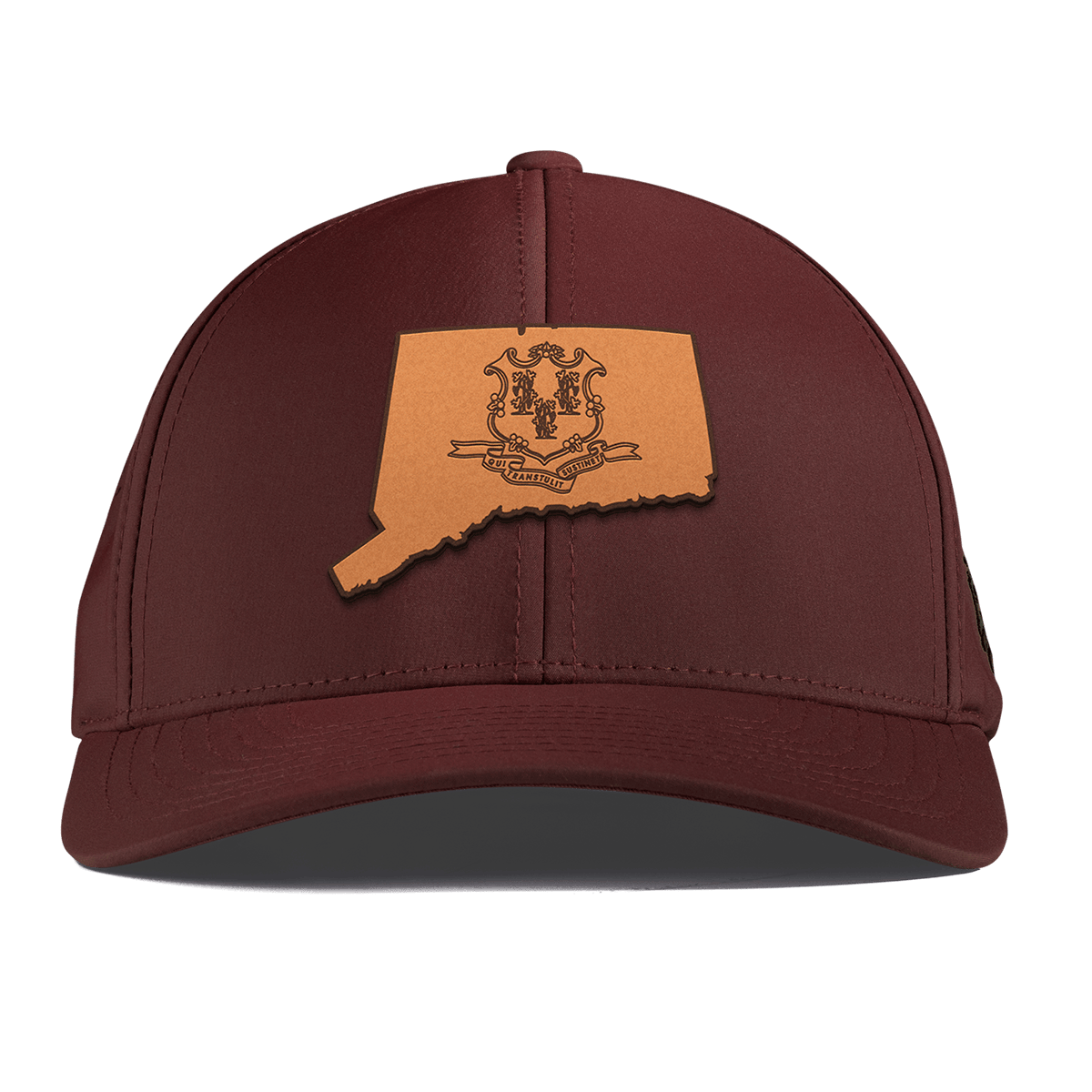 Connecticut 5 Curved Performance Maroon