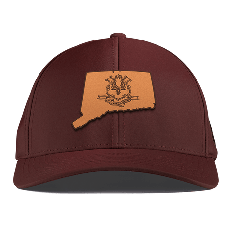 Connecticut 5 Curved Performance Maroon