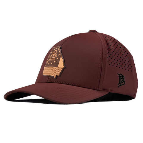 Georgia 4 Curved Performance Maroon