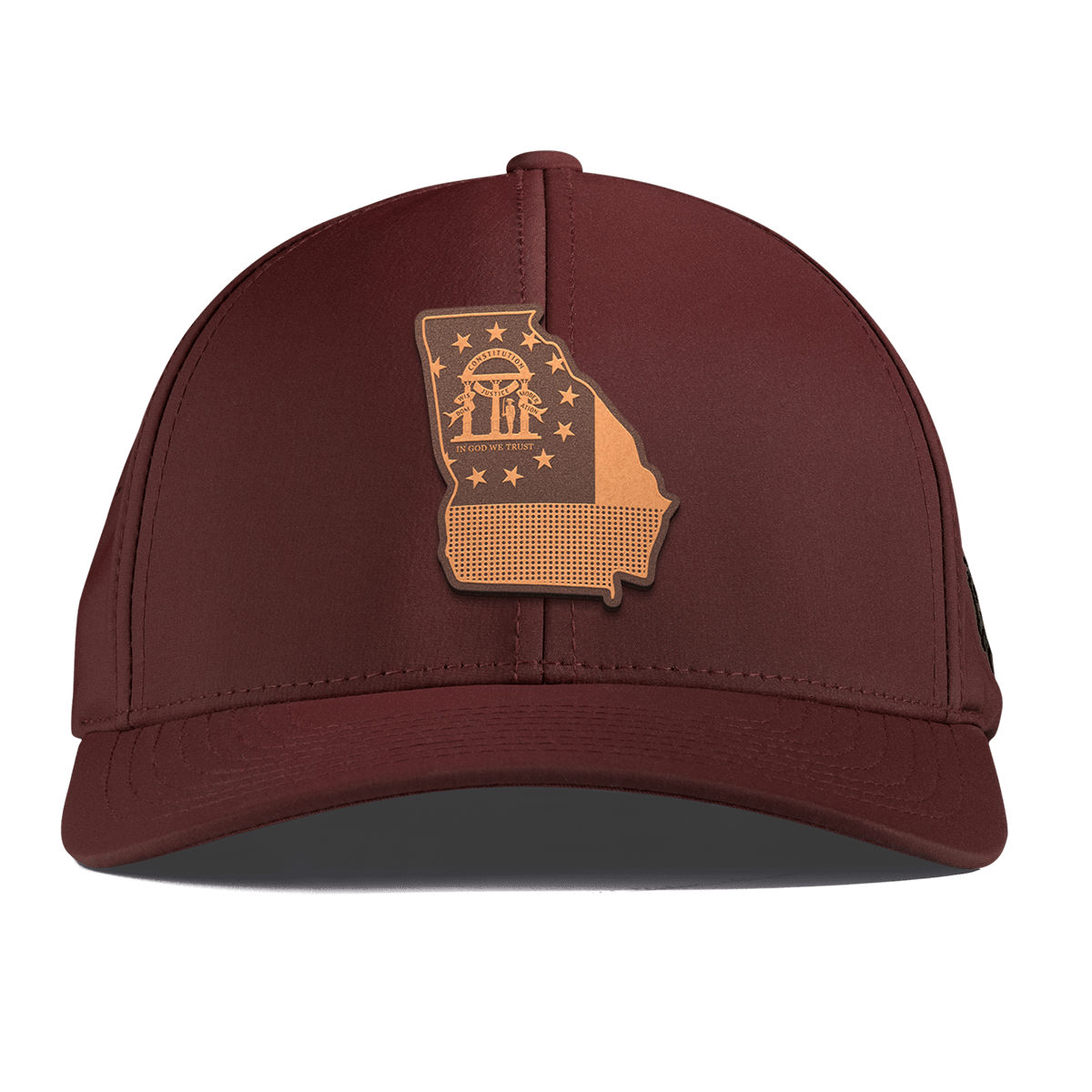 Georgia 4 Curved Performance Maroon