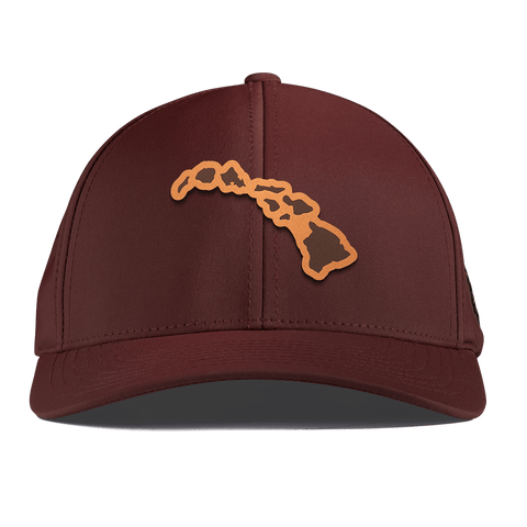 Hawaii 50 Curved Performance Maroon