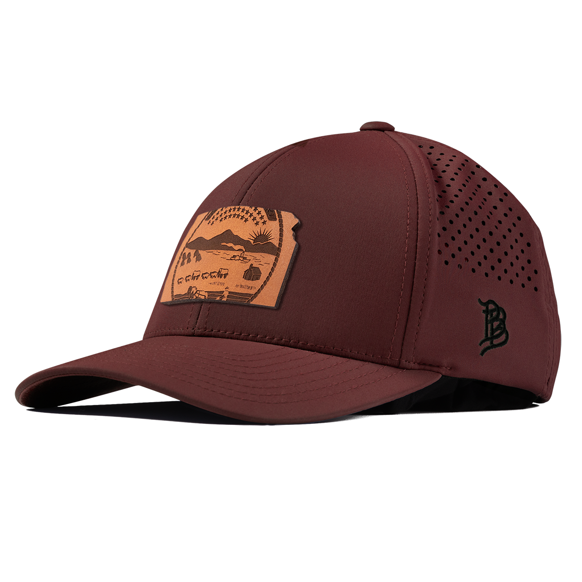 Kansas 34 Curved Performance Maroon