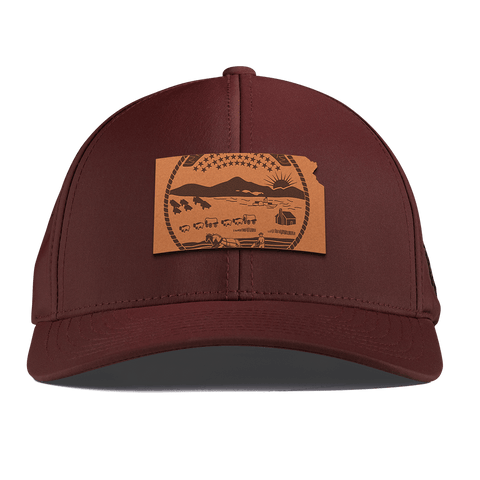 Kansas 34 Curved Performance Maroon