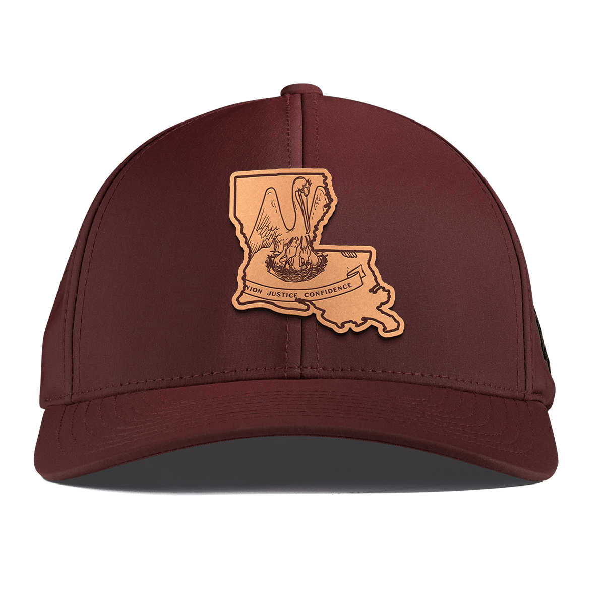 Louisiana 18 Curved Performance Maroon