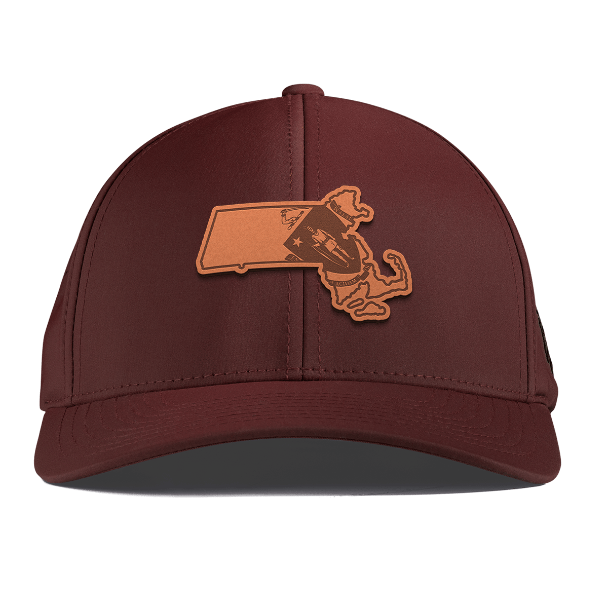 Massachusetts 6 Curved Performance Maroon
