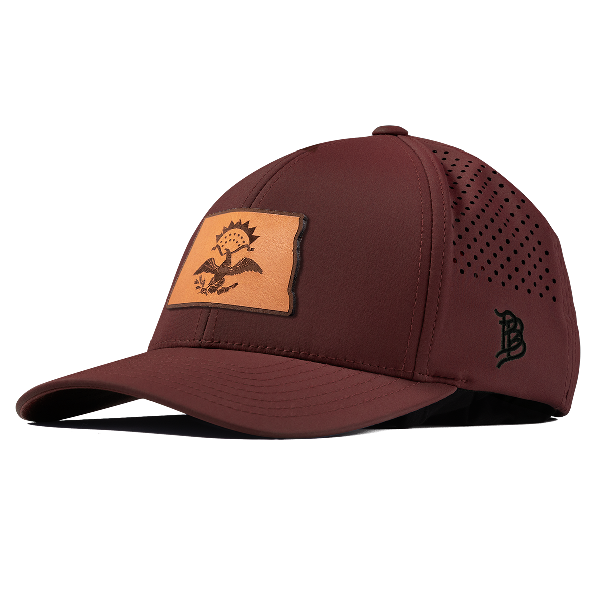 North Dakota 39 Curved Performance Maroon