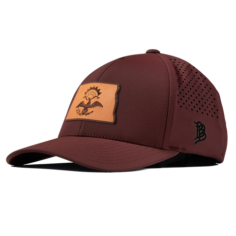 North Dakota 39 Curved Performance Maroon
