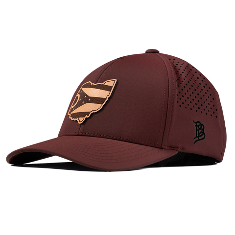 Ohio 17 Curved Performance Maroon