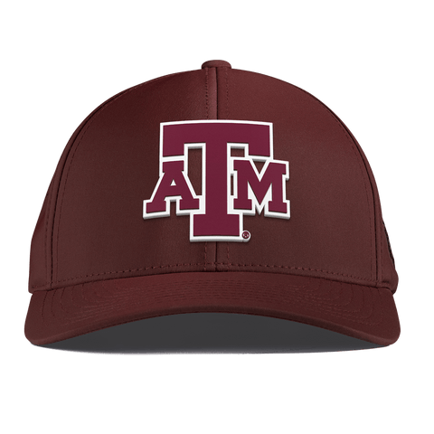 Texas A&M University "Texas A&M Block" Curved Performance Maroon