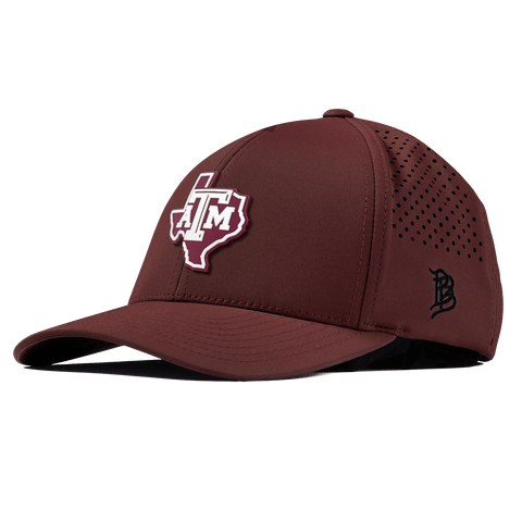 Texas A&M University "Texas A&M Outline" Curved Performance Maroon