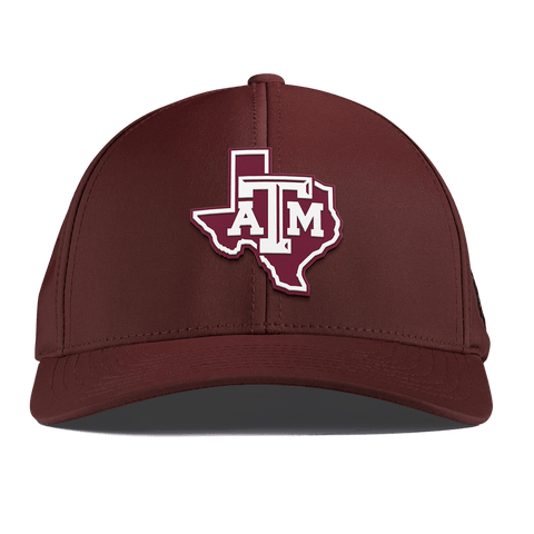 Texas A&M University "Texas A&M Outline" Curved Performance Maroon