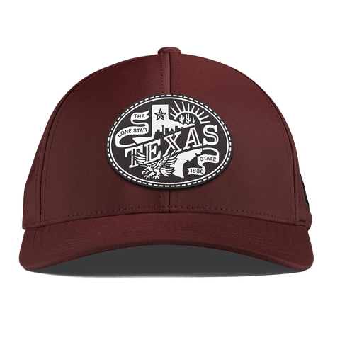 Texas Traveler Curved Performance Maroon