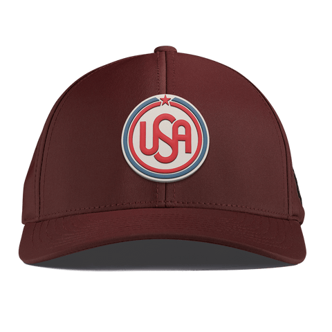 USA Icon Curved Performance Maroon