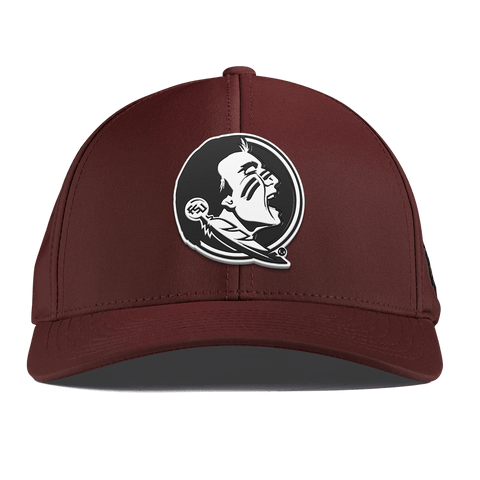 Florida State University "Vintage FSU Team Logo" Curved Performance Maroon 