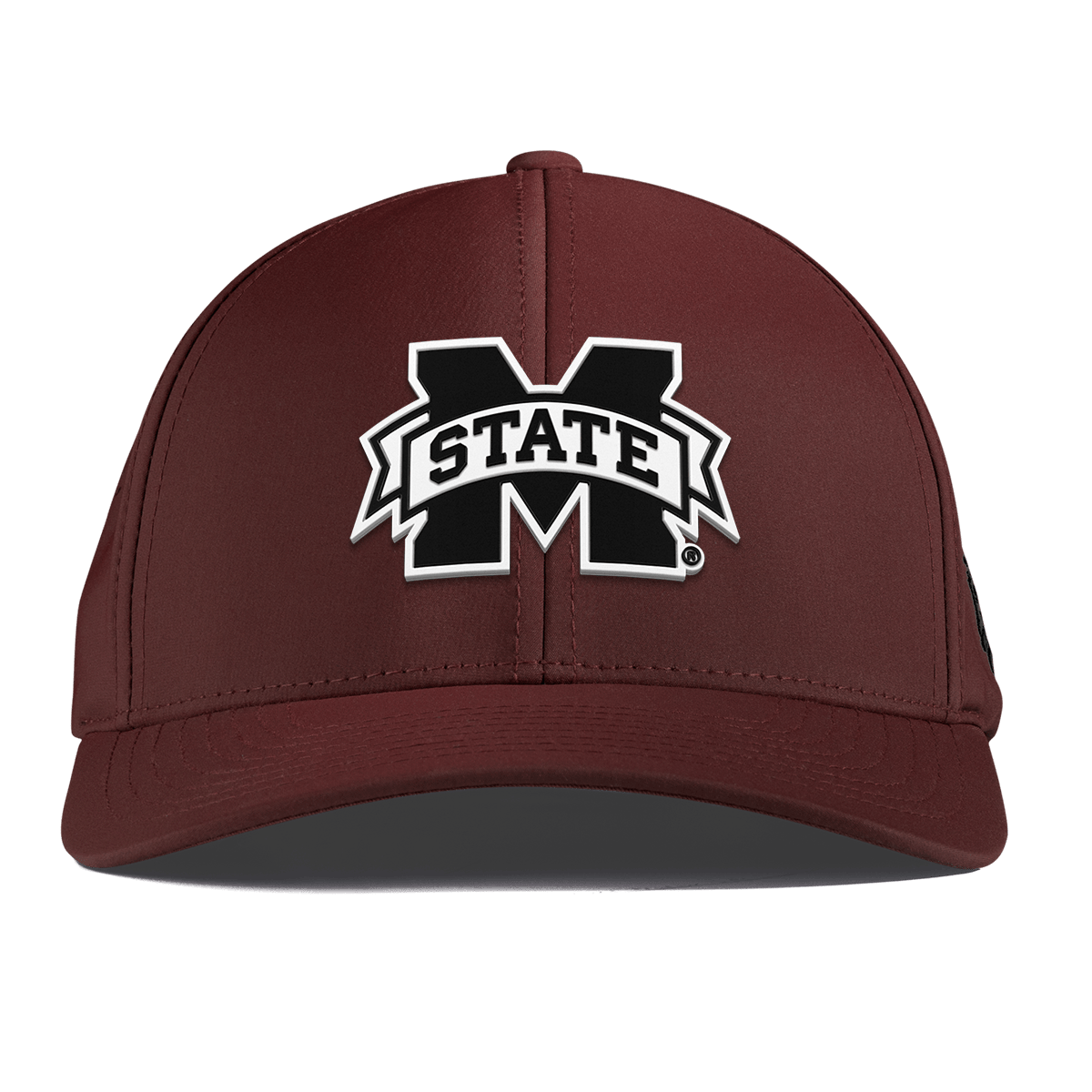 Mississippi State University "Vintage Miss State Team Logo" Curved Performance Maroon