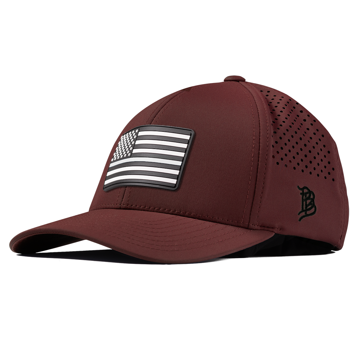 Vintage Old Glory Curved Performance Maroon