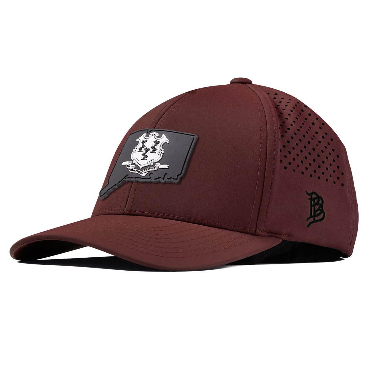 Connecticut Vintage Curved Performance Maroon