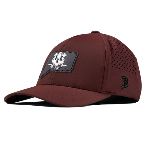 Connecticut Vintage Curved Performance Maroon