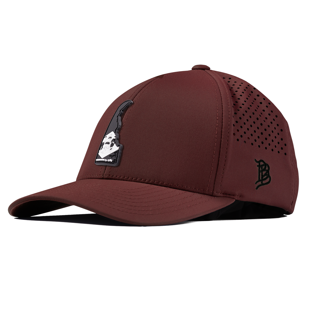 Delaware Vintage Curved Performance Maroon