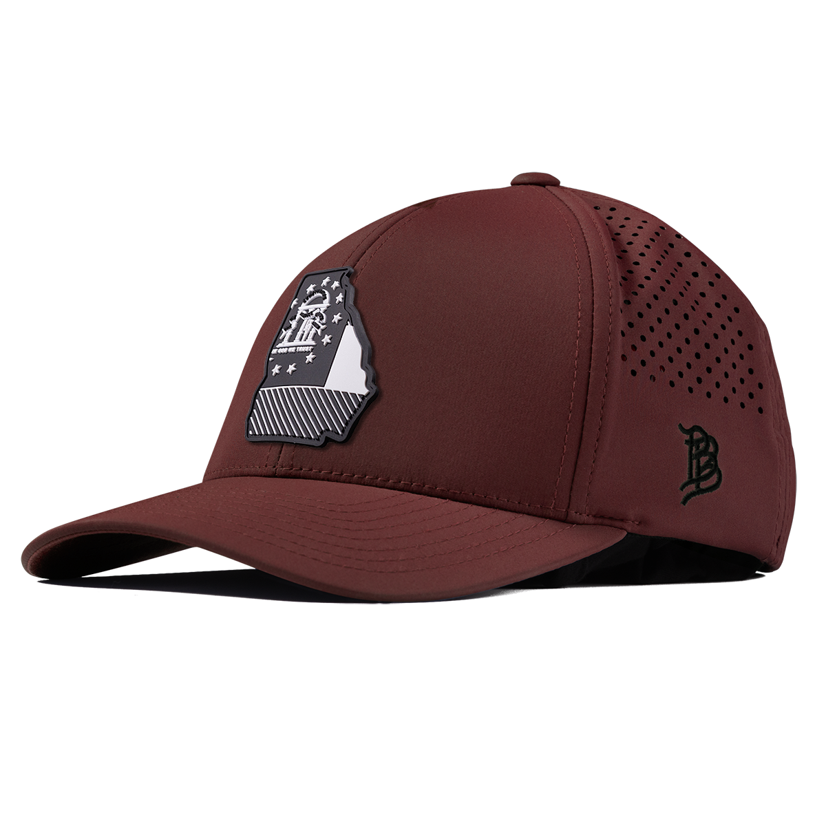 Georgia Vintage Curved Performance Maroon