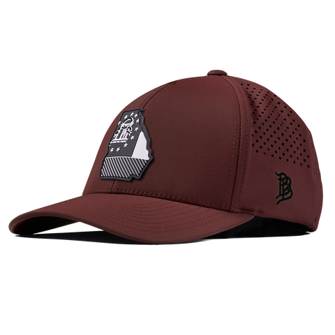 Georgia Vintage Curved Performance Maroon
