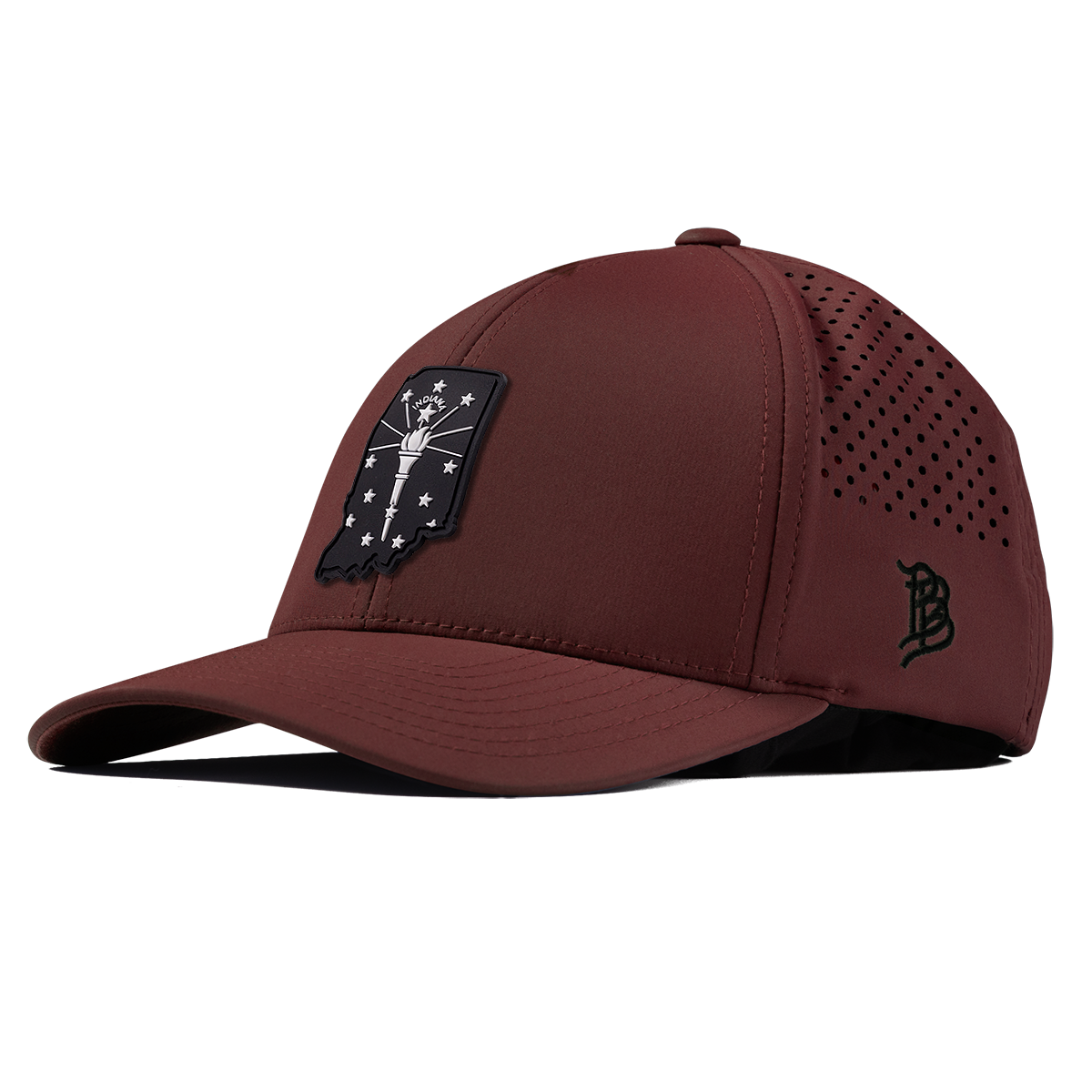 Indiana Vintage Curved Performance Maroon